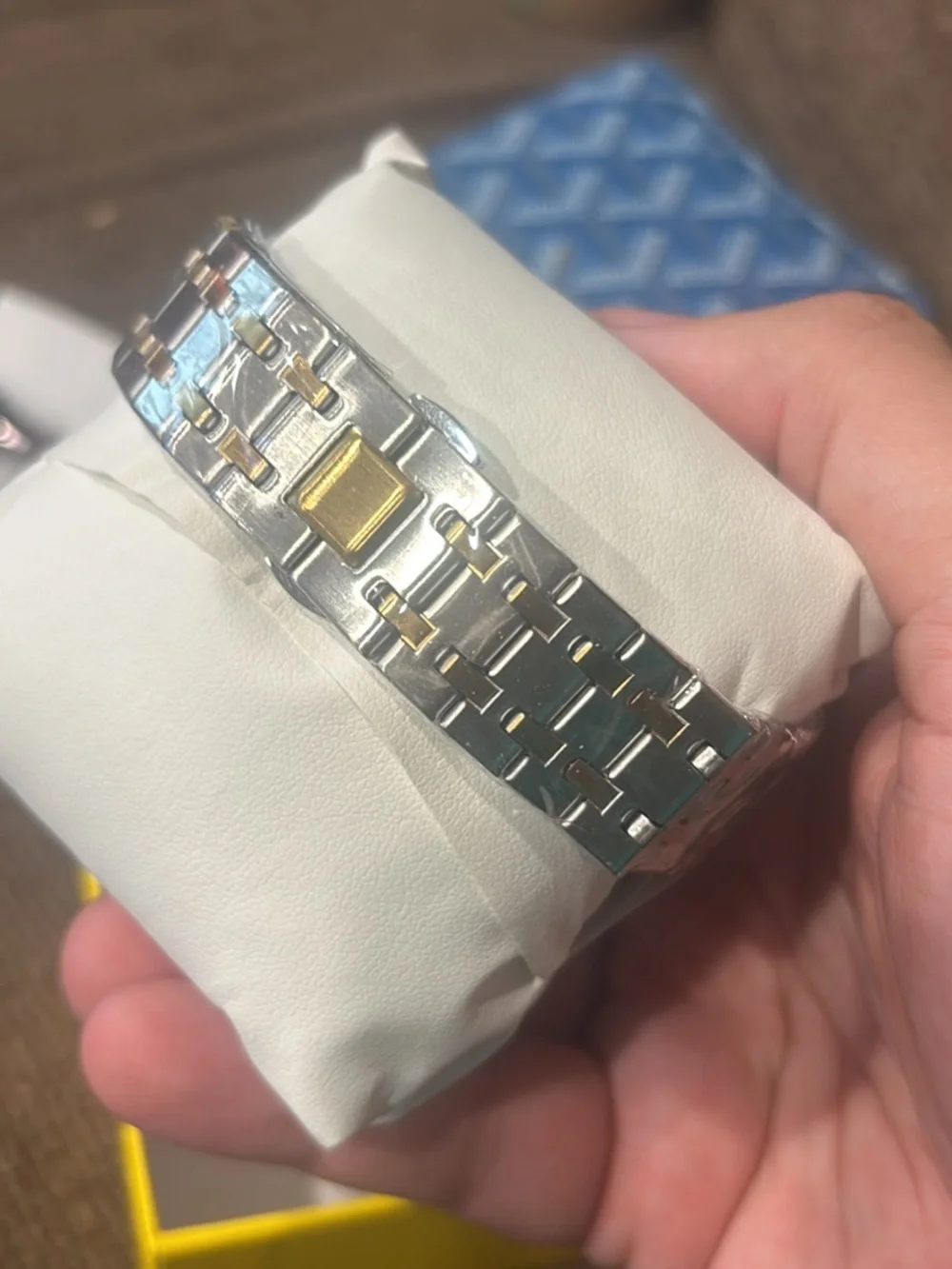 Invicta Silver and Gold Two-Tone Men's Bracelet Watch